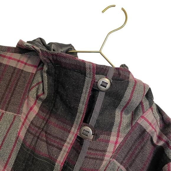Columbia Sportswear Plaid Jacket Wool Blend Full Zip Size MED - Picture 3 of 8